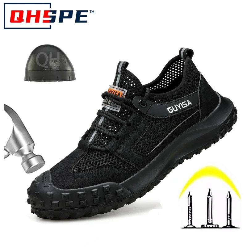 Sports Equipment Brand - Мужская мода, дышащая стальная носок, рабочая