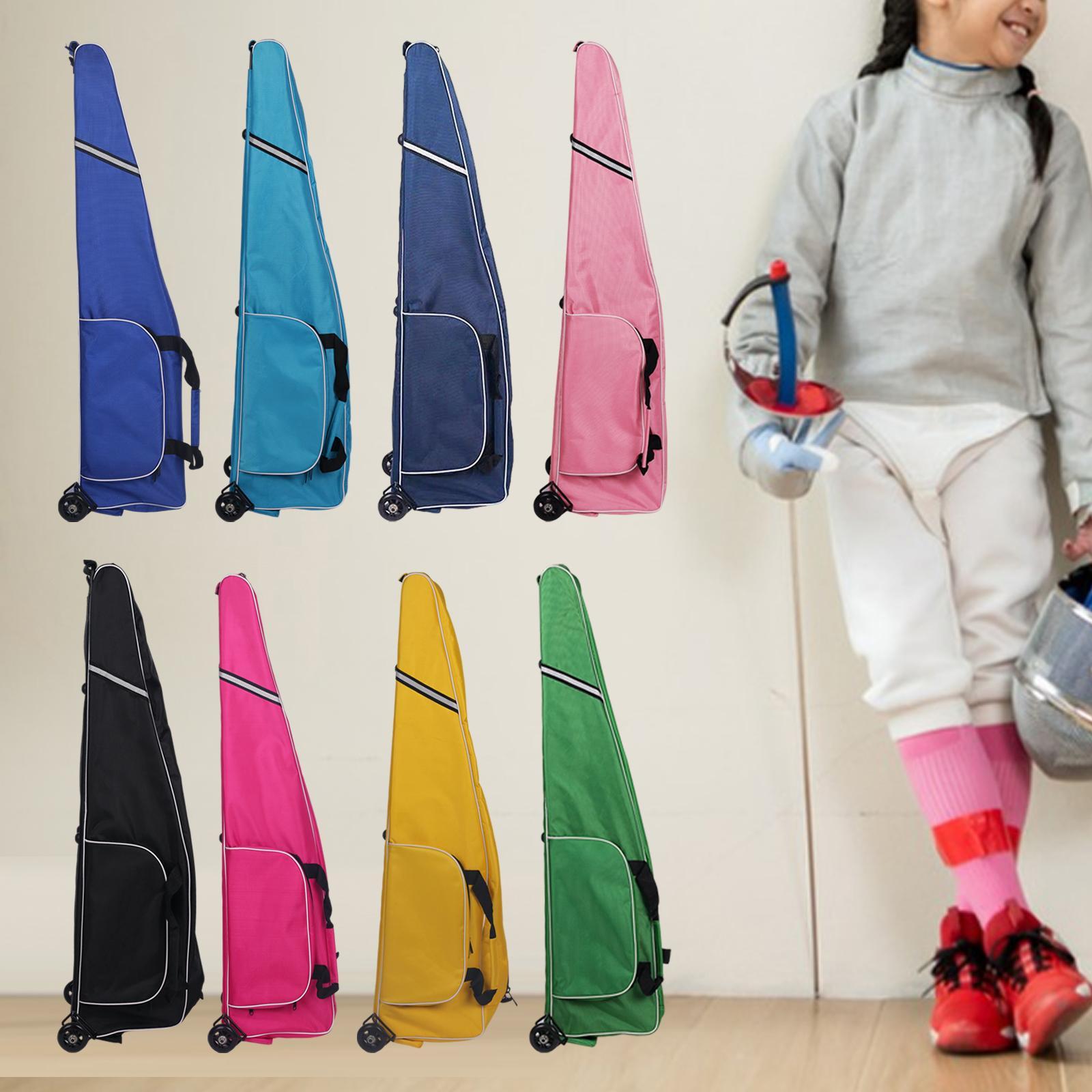 Sports Equipment Bag With Wheels - Большая роликовая сумка для фехтования, тележка