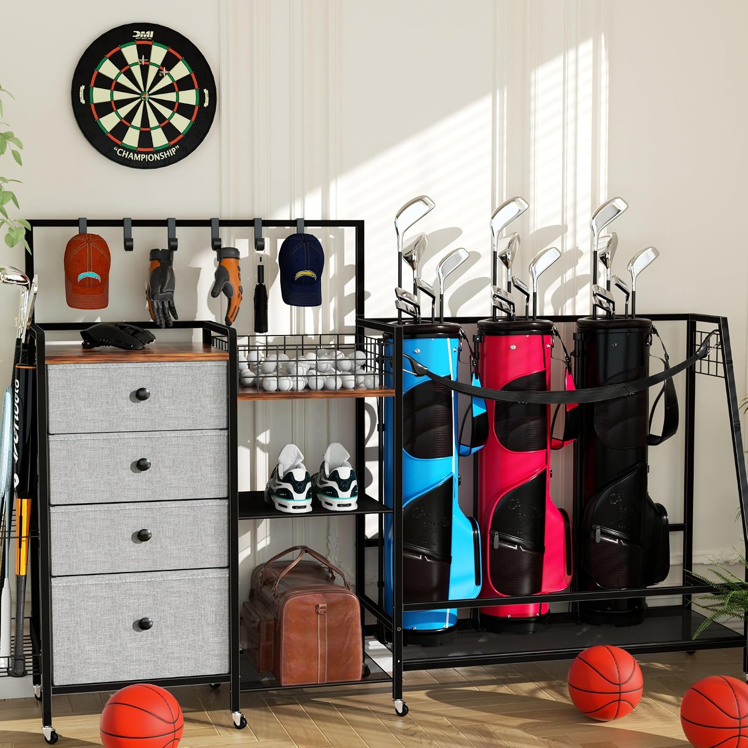 Сверхбольшая стойка для хранен – обзор и цена Sports Equipment Bag With Wheels