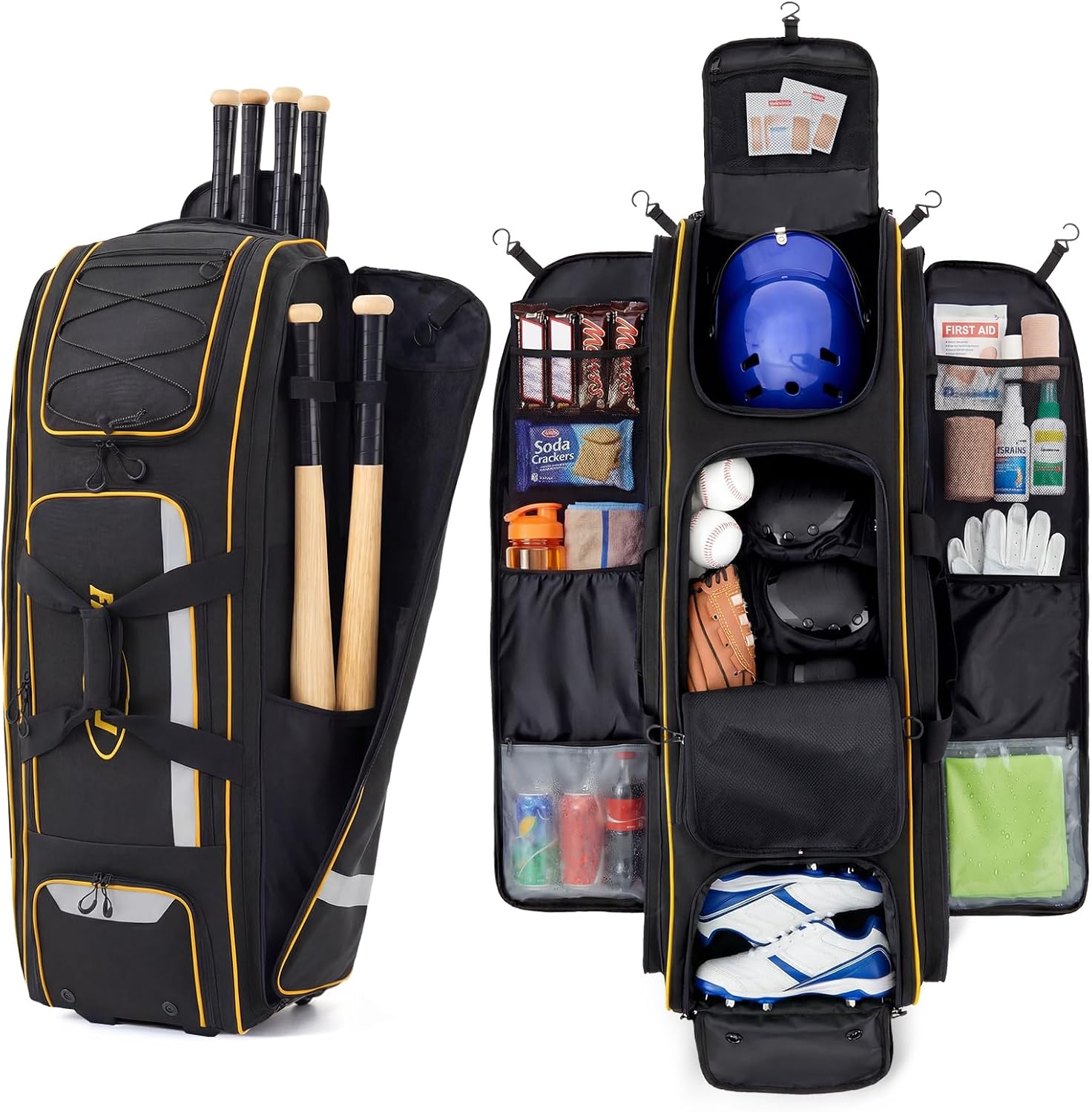 Сумка для бейсбольного снаряже – обзор и цена Sports Equipment Bag With Wheels
