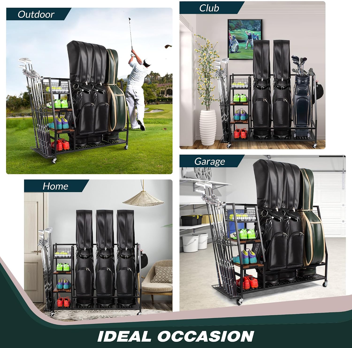 Прочный органайзер для хранени – обзор и цена Sports Equipment Bag With Wheels