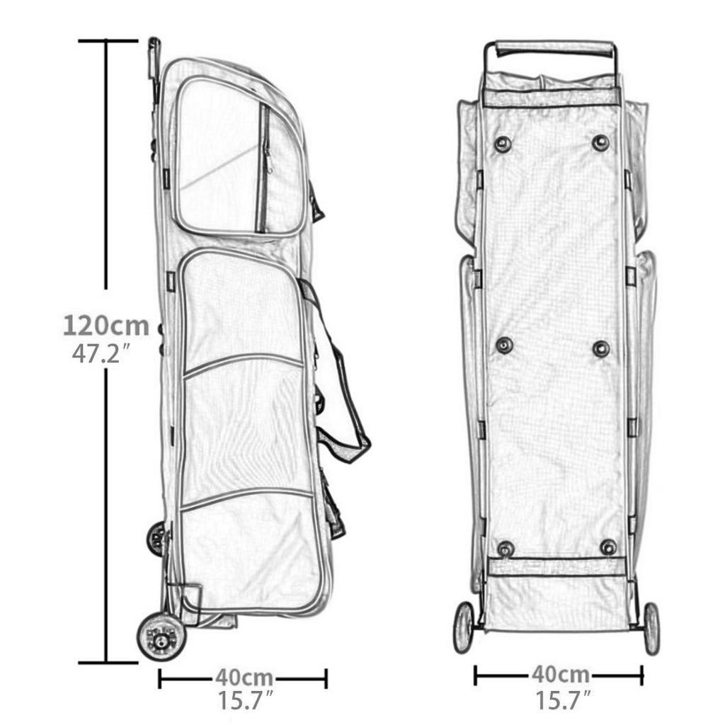 Сумка для фехтования на колеса – обзор и цена Sports Equipment Bag With Wheels